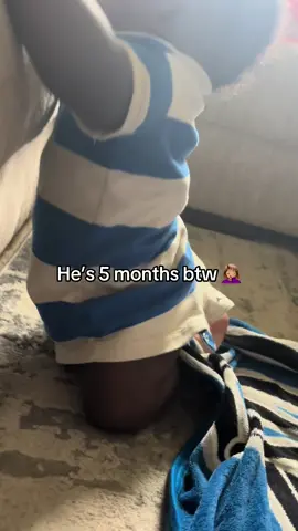 My five month old is pulling himself up🤧 #5monthsold #fyp #fypシ゚viral #viral #fypシ 