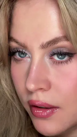 For some reason I always associate dreams with a very light/pale blue colour💙 Products: @shiseido Kajal InkArtist “White” @フラワノーズ（FlowerKnows） Eyeyshadow Palette @Hourglass Cosmetics Eyeliner @Estée Lauder Mascara @Charlotte Tilbury Lipliner @Saie Lipgloss