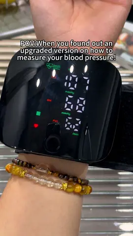 No cords,no stress. Just BP checks in 1 min flat #wristbloodpressuremonitor #tiktokshop #fyp #freeshipping #tiktokmademebuyit #BP