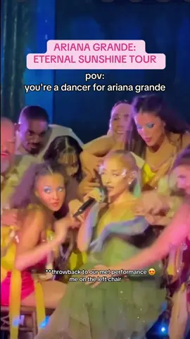 manifesting ill be on the stage, if not see yall in brooklyn either way!!!! @arianagrande #professionaldancer #eternalsunshinetour #tour #arianagrandetour #arianagrande #eternalsunshine 