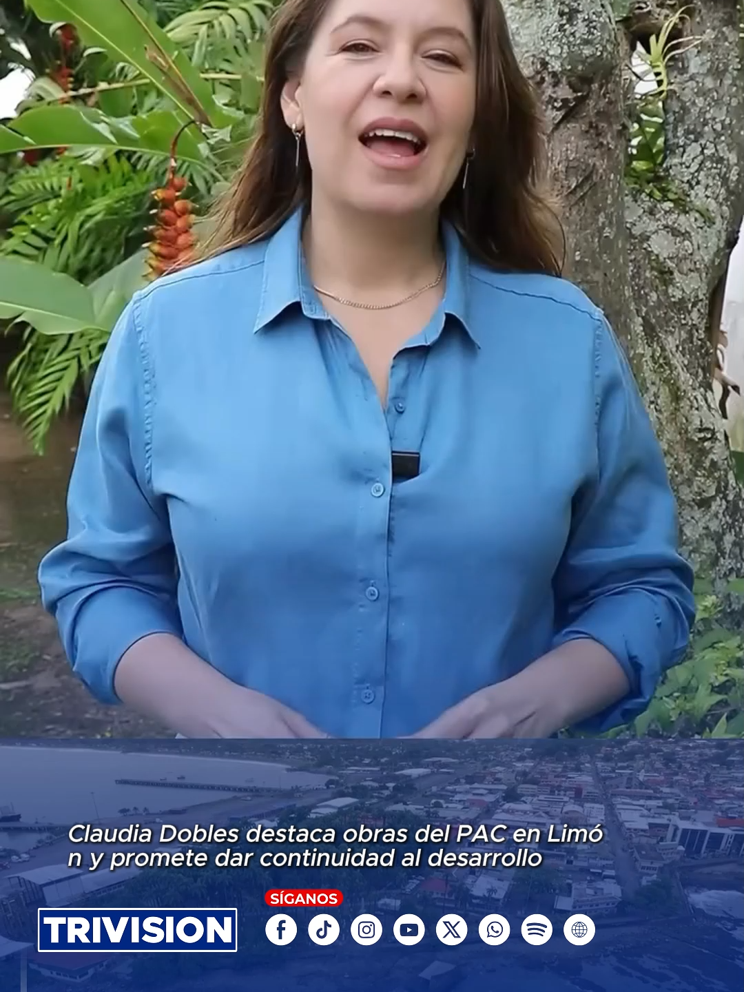🔴#NoticiasTrivisión | La candidata presidencial del Partido Acción Ciudadana (PAC), Claudia Dobles, compartió en redes sociales una serie de obras impulsadas en la provincia de Limóndurante las administraciones de su partido. “A Limón le cumplimos con propuestas adaptadas a sus necesidades. Vamos a seguir impulsando el desarrollo de la región porque Limón merece más”, afirmó Dobles.