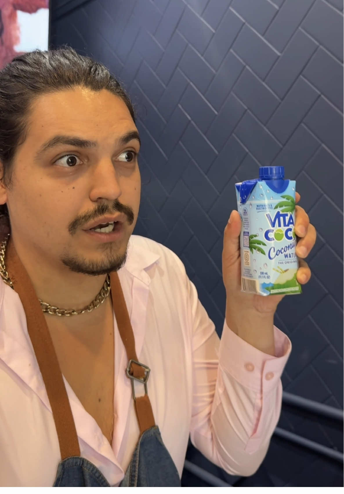 if ordering a coconut water coffee drink was a movie trailer🎬🥥 #vitacoco #coconutwater #fyp #cocoamericana 