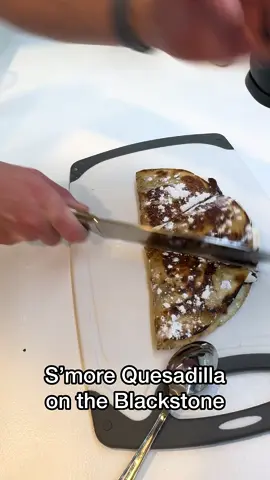 S'more quesadilla on the Blackstone #Blackstone #Cooking #fyp @Blackstone Griddles 