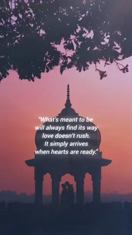 “Destined Hearts” is a gentle reminder that true love doesn’t follow a clock—it follows the rhythm of fate. This quote speaks to the quiet power of destiny, where love arrives not in haste, but in perfect timing. For anyone who’s ever believed that what’s meant for them will find its way, this is a whisper of hope wrapped in timeless romance. #lovers #meanttobe #soulmates #godsplan #hearttouching 