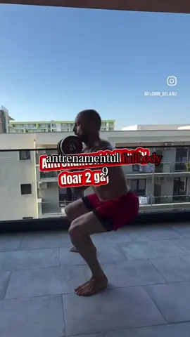 9 exercitii. 2 gantere. 40 secunde munca, 20 pauza, 2 minute respiratie si iar intri in focuri. Tot corpul – picioare, brate, spate, umeri, core – lucrat in mai putin de o ora. Nu conteaza ca esti acasa sau in sala, corpul tau poate mai mult decat crezi. Hai sa vezi! Scrie ‘START’ in comentarii daca vrei sa slabesti si sa te antrenezi corect! #antrenamentfullbody #fullbodyworkout #antrenamentacasă #slabestesanatos #transformarecorporală           
