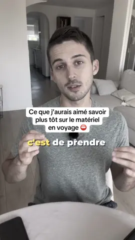 😍Tu vois des photos et des vidéos magnifiques sur les réseaux de créateur de contenu en voyage sans te rendre compte de ce que ça implique…  🚨 C’est la vidéo 9/10 sur comment préparer son voyage  La réalité c’est qu’on veut tous ramener les meilleurs souvenirs de nos voyages que ce soit des photos et des vidéos, on pense souvent (a tord) qu’il nous faut le meilleur matériel haut de gamme alors qu’en réalité tu as besoin de 2 choses en priorité  ☝🏼Une caméra waterproof (@goprofr @djiglobal …) Ça va te permettre de filmer sous l’eau ou même sous la pluie sans stresser, c’est vraiment bien surtout dans certains pays où la météo peut très vite changer  ✌🏼 Ton TÉLÉPHONE ! Ne sous-estime pas ton téléphone et sa capacité à prendre des photos vraiment sympa et authentique, ce sera toujours mieux qu’un appareil photo qui est plus lourd à transporter  Enfin petite mention pour le drone, je te le recommande si tu as la place de le prendre car ça peut vraiment changer ta manière de prendre des photos/vidéos mais ce n’est pas une obligation selon moi parce que tu te rendras compte que tu peux déjà faire pas mal de chose avec une GoPro + téléphone  N’hésite pas à me dire comment toi tu fais, peut-être que tu as d’autres techniques qui marche bien pour toi que je dois absolument connaître ! 😄 Matériel voyage | équipement voyage | backpacking #voyage #materielvoyage #backpacking 