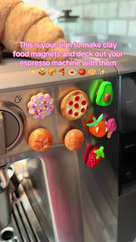 It’s addicting to say the least🤩 #claymagnets #clay #polymerclay #handmade #SmallBusiness #espressotiktok #girlsnightideas #craft #cozycraft #hobby #funhobbies 