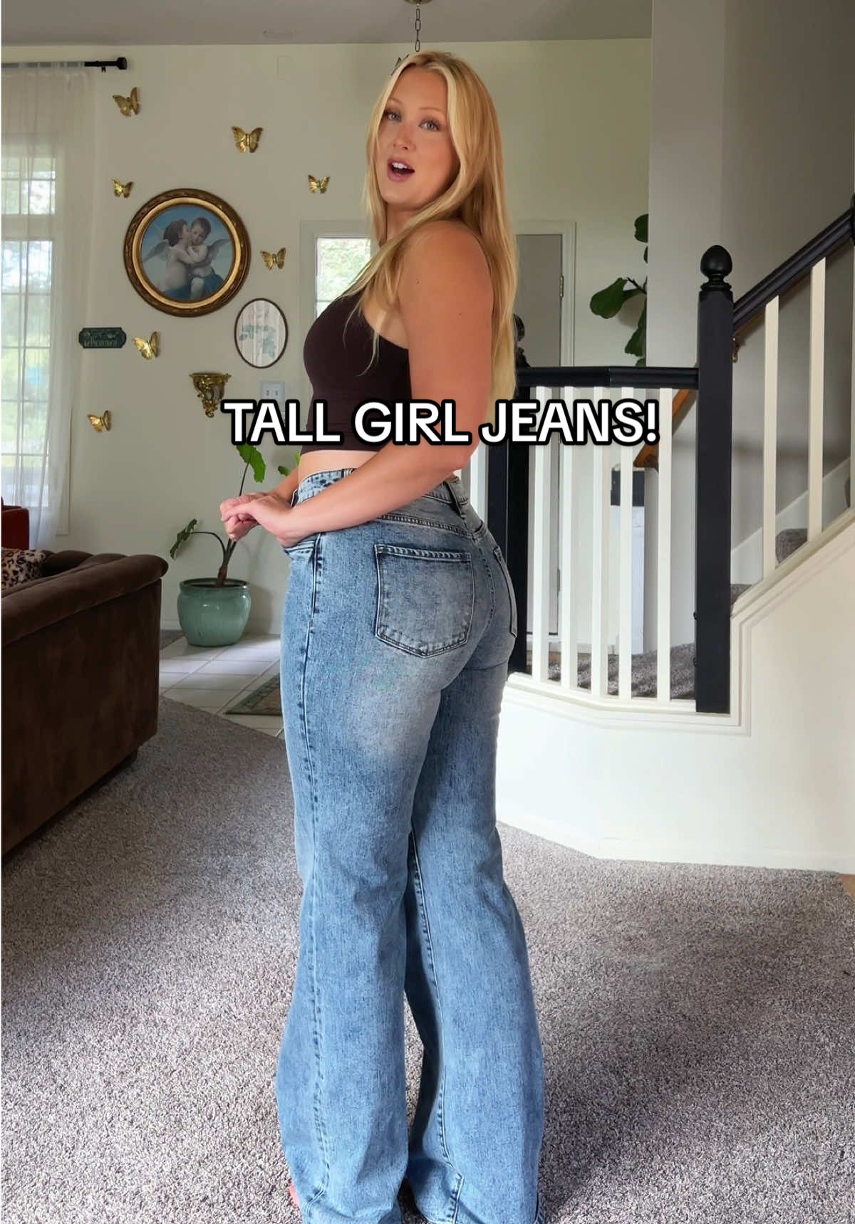 these really do work for anybody! when they are uncuffed they easily have a 36 inch inseam 😍 @Fashion Nova #fashion #outfit #outfitideas #fashiontiktok #jeans 
