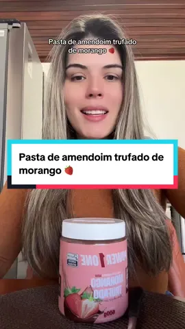 Pasta de amendoim trufado de morango 🍓 
