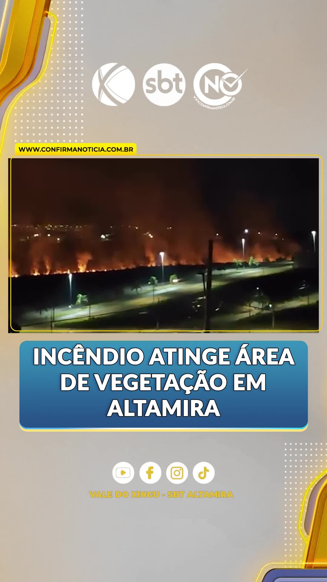 Um incêndio atingiu a área de vegetação do bairro Cidade Nova, em Altamira. As chamas duraram horas e só foram controladas no fim da noite. ➡ Siga @valedoxingusbt ✅ Acesse o maior portal de notícias do Xingu: www.confirmanoticia.com.br