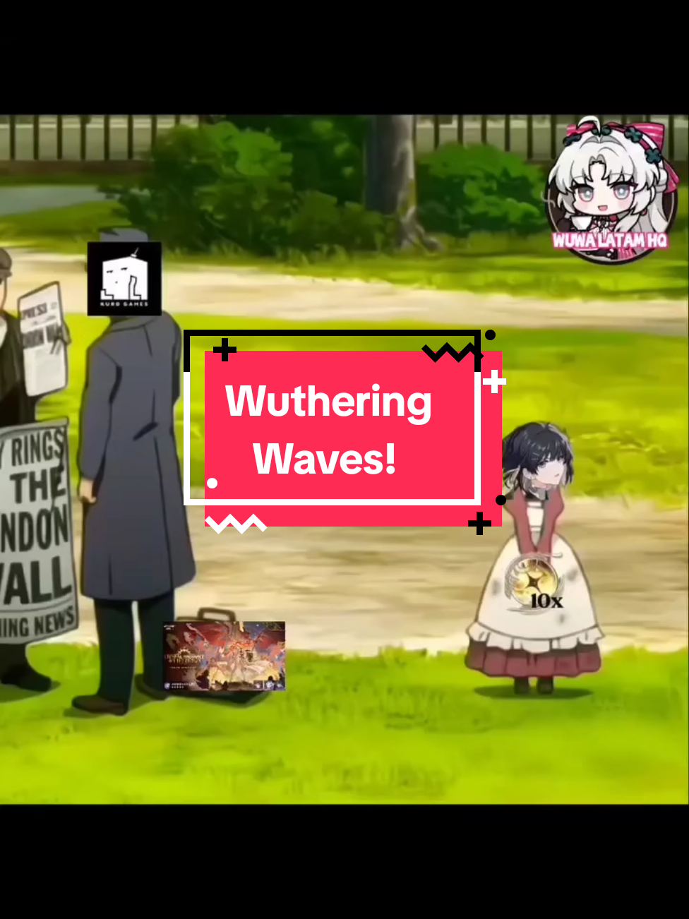 Some Today With The Banner Of Augusta 😆 But Not To The Followers Of This Page 😘 ♥️ Here We Bless You In The Name Of Imperator And Wish You To Have The Greatest Of Luck 🍀 And Get The Character You're Going To Throw ☺️ 👌 Source: In The Video  #WW #WuWa #WutheringWaves