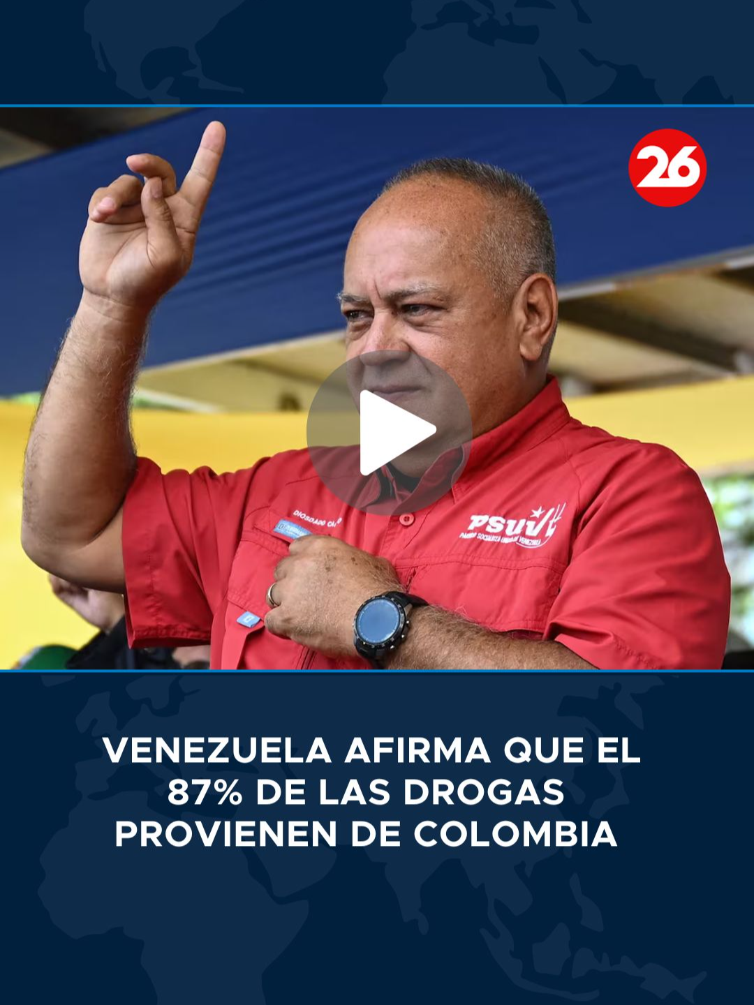 🔴 VENEZUELA AFIRMA QUE EL 87% DE LAS DROGAS PROVIENEN DE COLOMBIA 🔻 El ministro del Interior de Venezuela, Diosdado Cabello, rechazó el aumento militar de Estados Unidos cerca de las fronteras del país, diciendo que era injustificado ya que las principales rutas del narcotráfico se originan desde Colombia a través del Pacífico, mientras hablaba el lunes en Caracas 👉🏻 