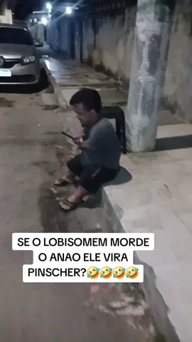 SE O LOBISOMEM MORDE O ANAO ELE VIRA PINSCHER? #humor #comedia #risada #entretenimiento #viral_video_tiktok 