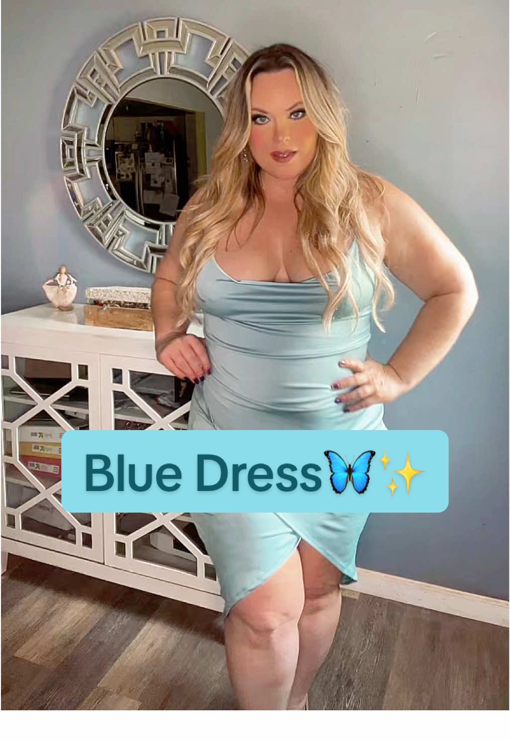 First, you’re welcome for this cinematic masterpiece! 😂 It takes a lot to impress me, but this dress is ✨impressive✨ Go ahead, try to impress me on the comments! 💖✨🦋🧚🫶🏻👸🏼 #curvysensedoll #curvysense #bluedress #satindress #thatdontimpressmemuch  