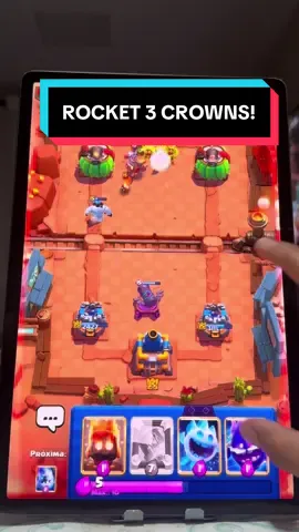 Ciclo de foguete = 3 coroas no clash royale #clashroyale #clashroyalememes #clashroyal #clashroyaledaily #clashtok 