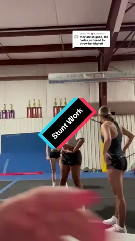 Replying to @ellah 🍓🌷 this wasn’t a direct reponse, just more video captured from their workout!  Nothing but Love 🫶🏼 How about that AIR? #Cheer #performance #Stunt #fyp #gymmotivation 