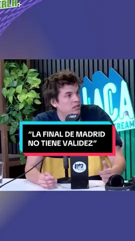 “LA FINAL DE MADRID NO TIENE VALIDEZ” Como en todos los programas de #NoTratesDeEntenderla, se cruzaron Gustav y @yacasolveyra por la final de Madrid. 