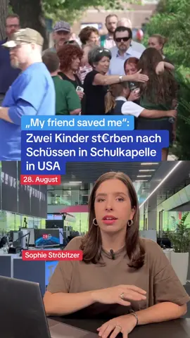 Durch Fenster in Kirche geschossen: 2 Kinder t0t und 17 Verletzte nach Att€ntat in USA #zib #zeitimbild #minneapolis #usa #shooting 
