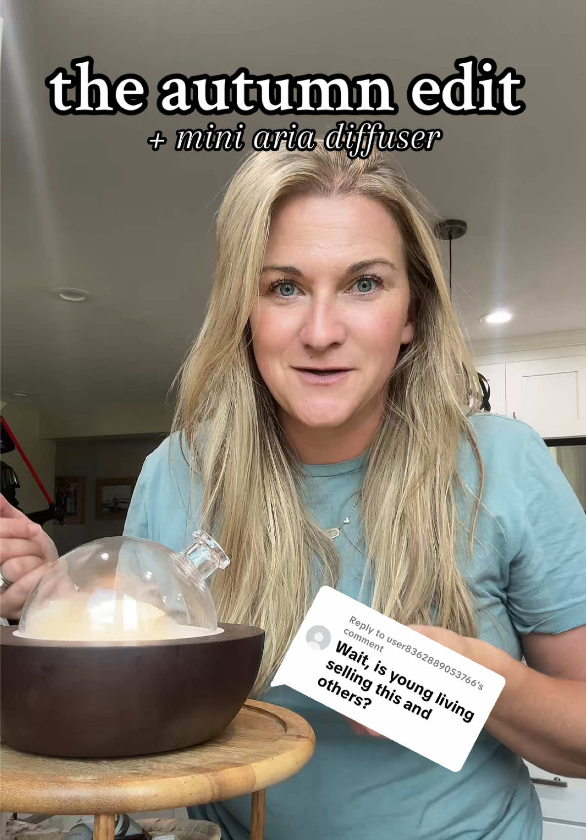 Replying to @user8362889053766 yes but it was a limited time release from winter time. right now the mini dark aria diffuser is available in the autumn edit. I just swapped my diffuser out in my kitchen to match the cool fall vibes 🍂🤎🐻 linked under autumn edit  #autumnaesthetic #fallfashion #pumpkinspice #tnt #essentialoildiffuser 