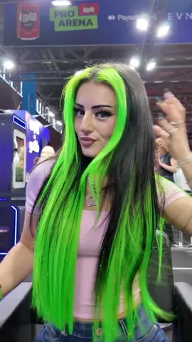 Dilara new haircolors😍😍😍 @Dilaraa.s💚 @ItsDilaras💚 #Dilara #Gamescom #newhaircolors 