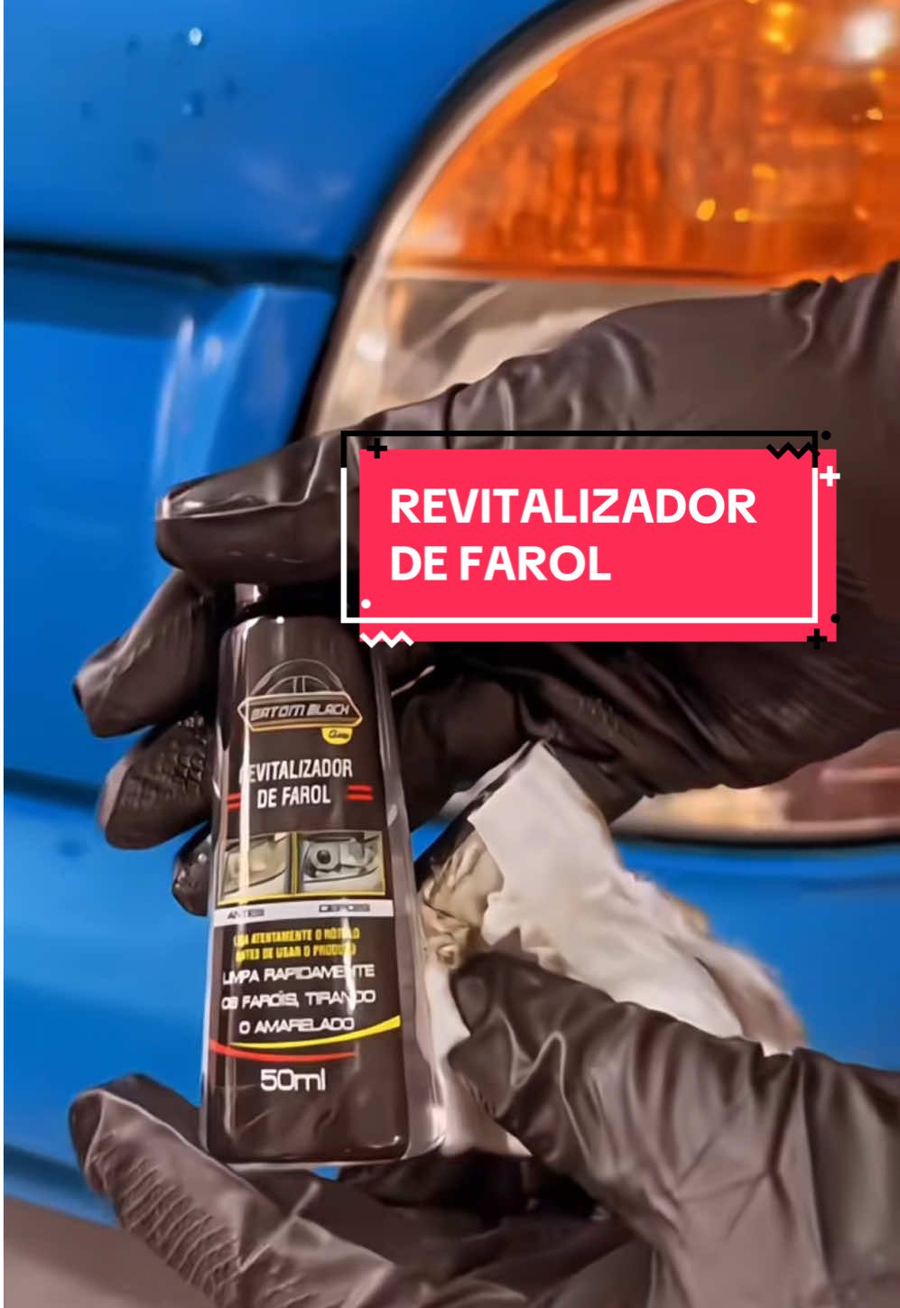 revitalizador de farol restaurador automotivo kit polimento limpeza carro moto 🚨link nos comentários  #revitalizadordefarol #restauradorautomotivo #polimentodefarol #limpezadefarol