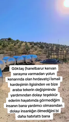 Şanlıurfa Harran Mardin turu yaparken yol kenarında tekerim patladı ve beli bi mesafe yol kat ettikten sonra uğradım hırdavatçida lastikçi sordum ama lastikçini olmadığını söylediler ve kendileri işleri olmadığın halde bana yardım edip tekerimi Tamirinde bulunmalarindan dolayı çok teşekkür ederim  Hatay sizleri daima iyi kalpli insanlarla karşılaştırsin