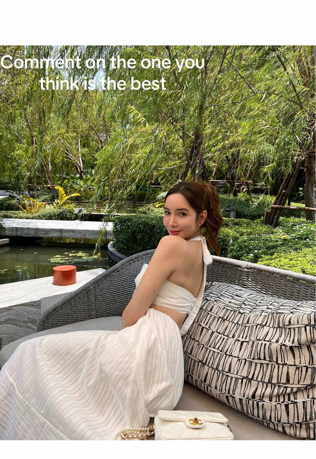 Romance not only in the distance but at this moment ☀️ Who do you want to spend it with most?✨ #fyp #dreamgril #life #OOTD #SummerVibes 