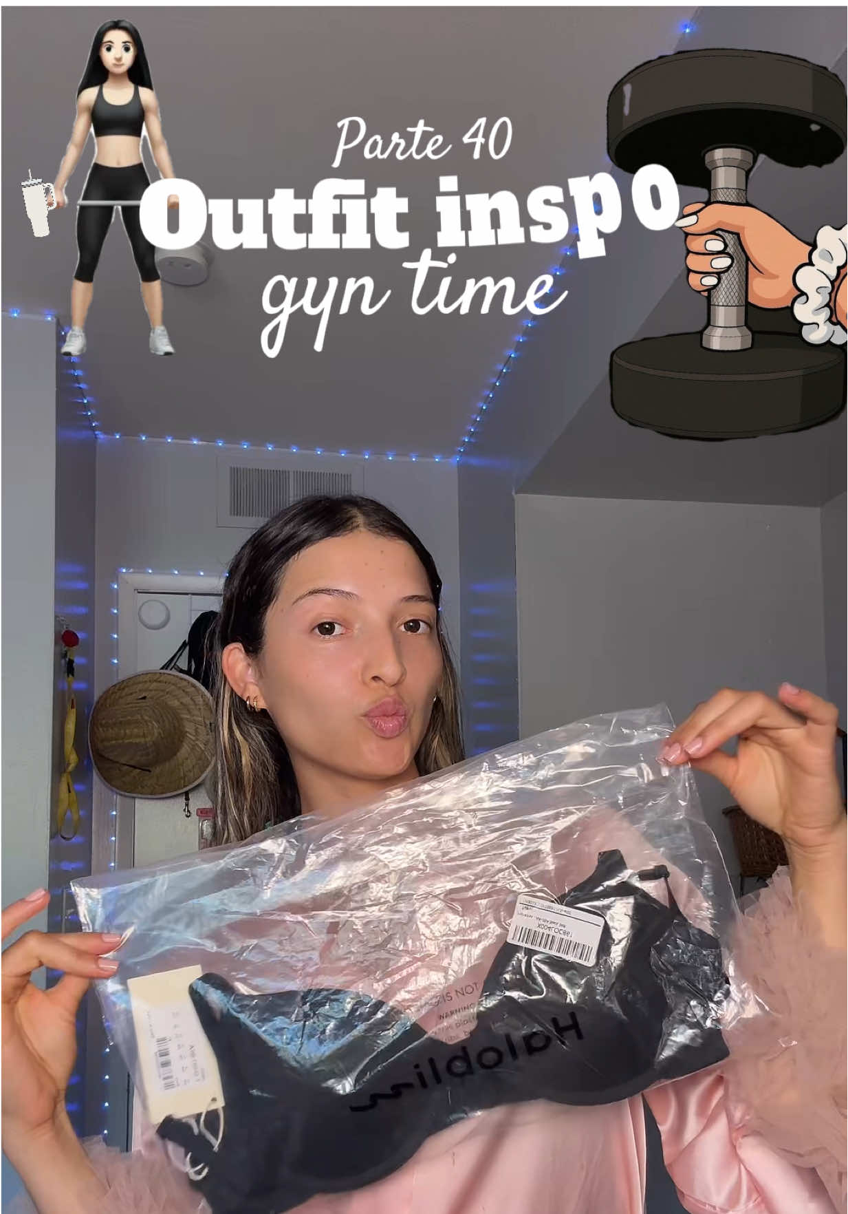 Parte 40 | Outfit inspo for gym 💪🏻🏋️‍♀️🖤este Bra es el más suave y cómodo para entrenar 10/10🤩 #outfitinspo #bra #bracomodo #outfit  #creatorsearchinsights 