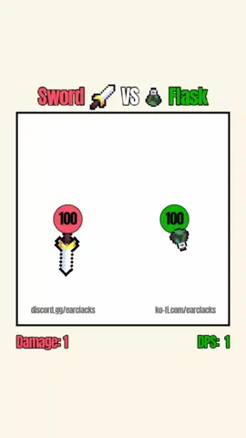 Sword ⚔️ VS 🧪 Flask #satisfying #simulation #physics #fantasy #rpg