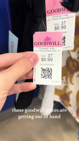 trying to shop for my toddler and SEVEN DOLLARS for shorts that retail for only $4?! wtf!!! who is pricing this stuff???🤯 #thrifting #goodwill #thrifted #toddlertok #MomsofTikTok 