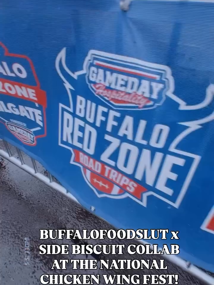 This weekend @buffalowingfestival you can try the famous Buffalo Foodslut wing sauce! We have @sidebiscuit_making wings and saucing the wings with my mouth watering sauce! #buffalo #buffalowings