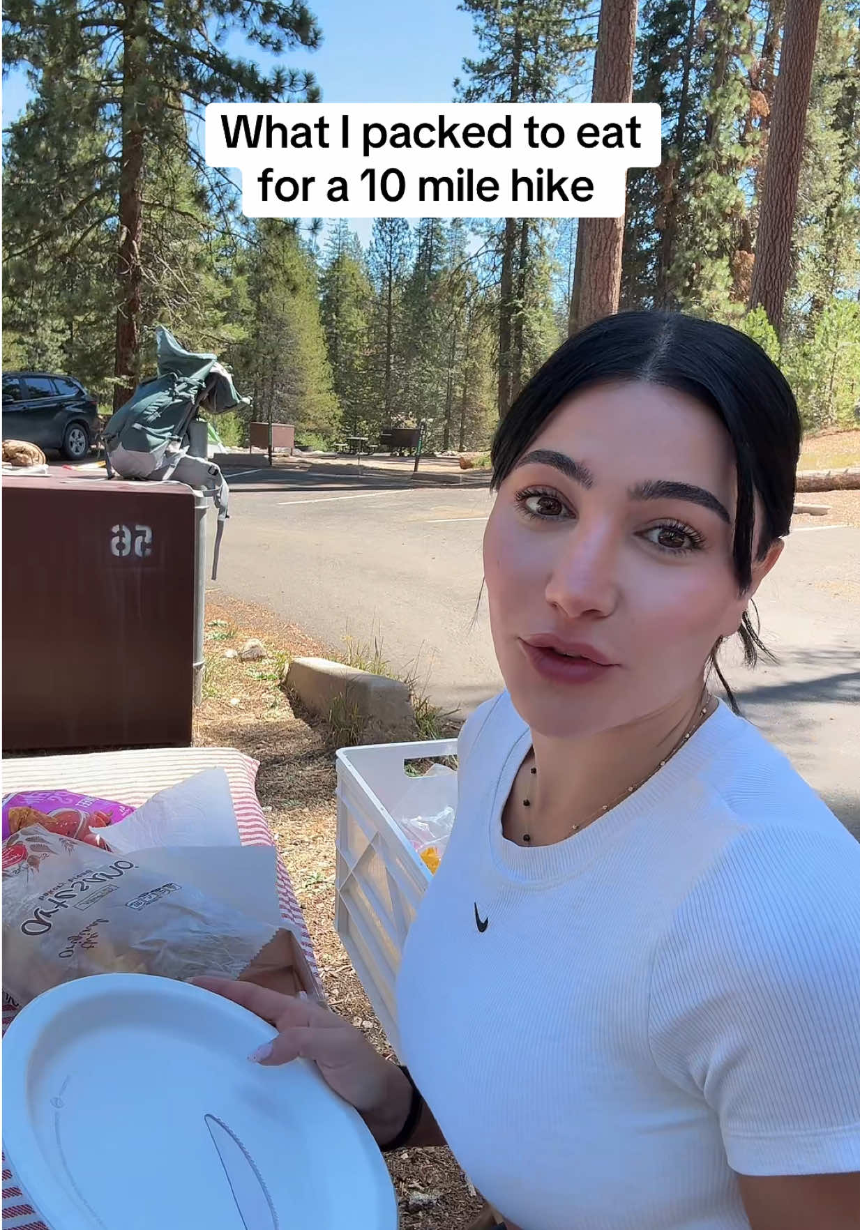I ate everything thank you #Hiking #sequoia #camping #hike #fyp 