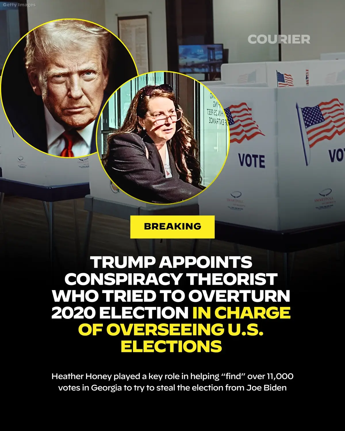 Trump is putting election deniers in charge of U.S election infrastructure.