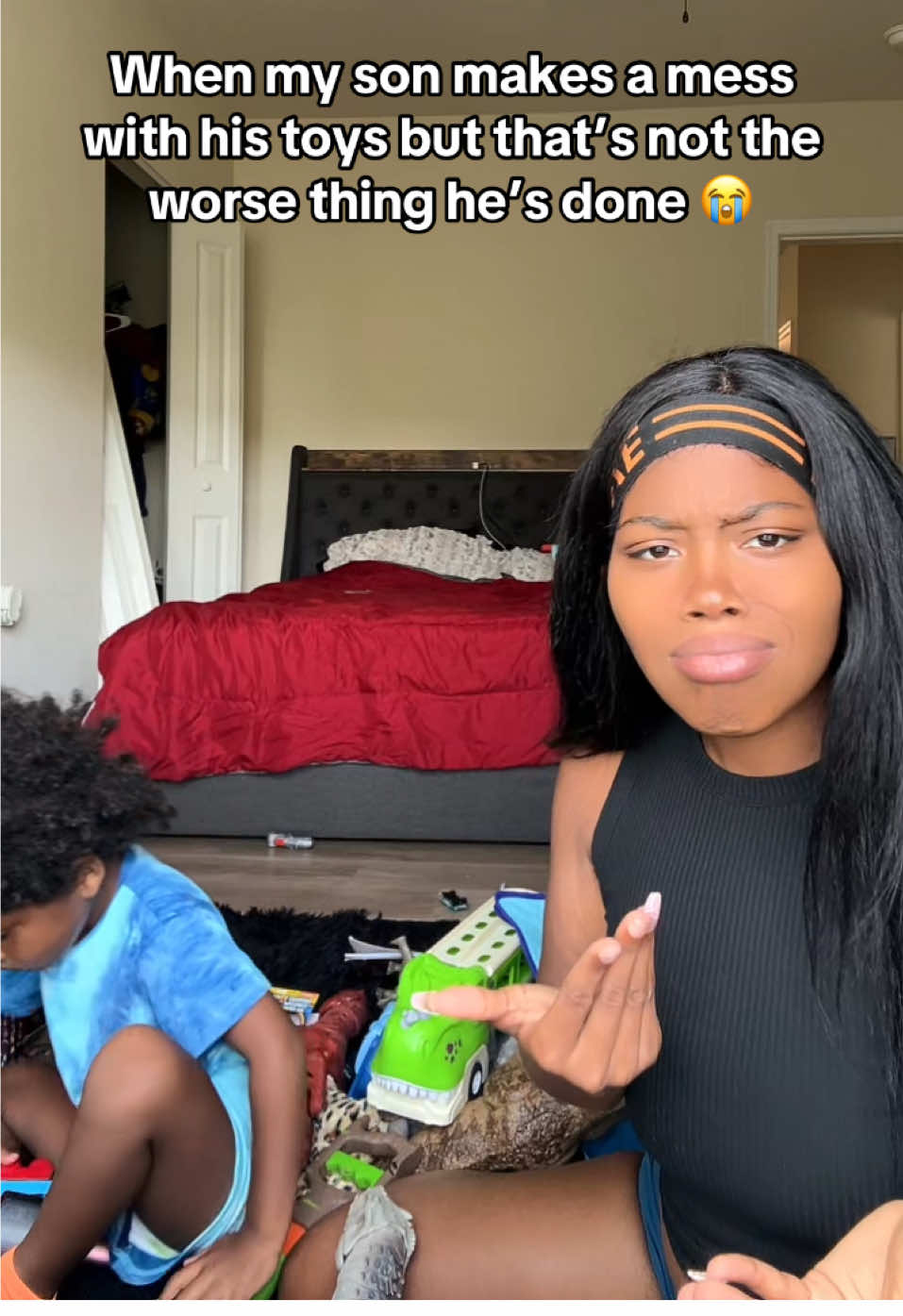 That ain’t nothing ! 😭🤏🏽 #fyp #momlife #boymomlife #boymoms 