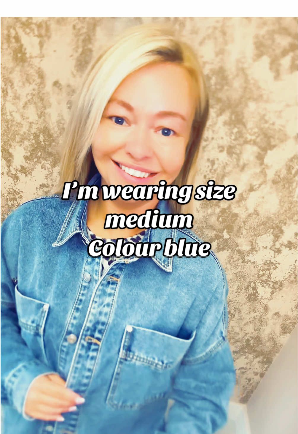 Loving this oversized denim jacket #tiktokshop #denimjacket 