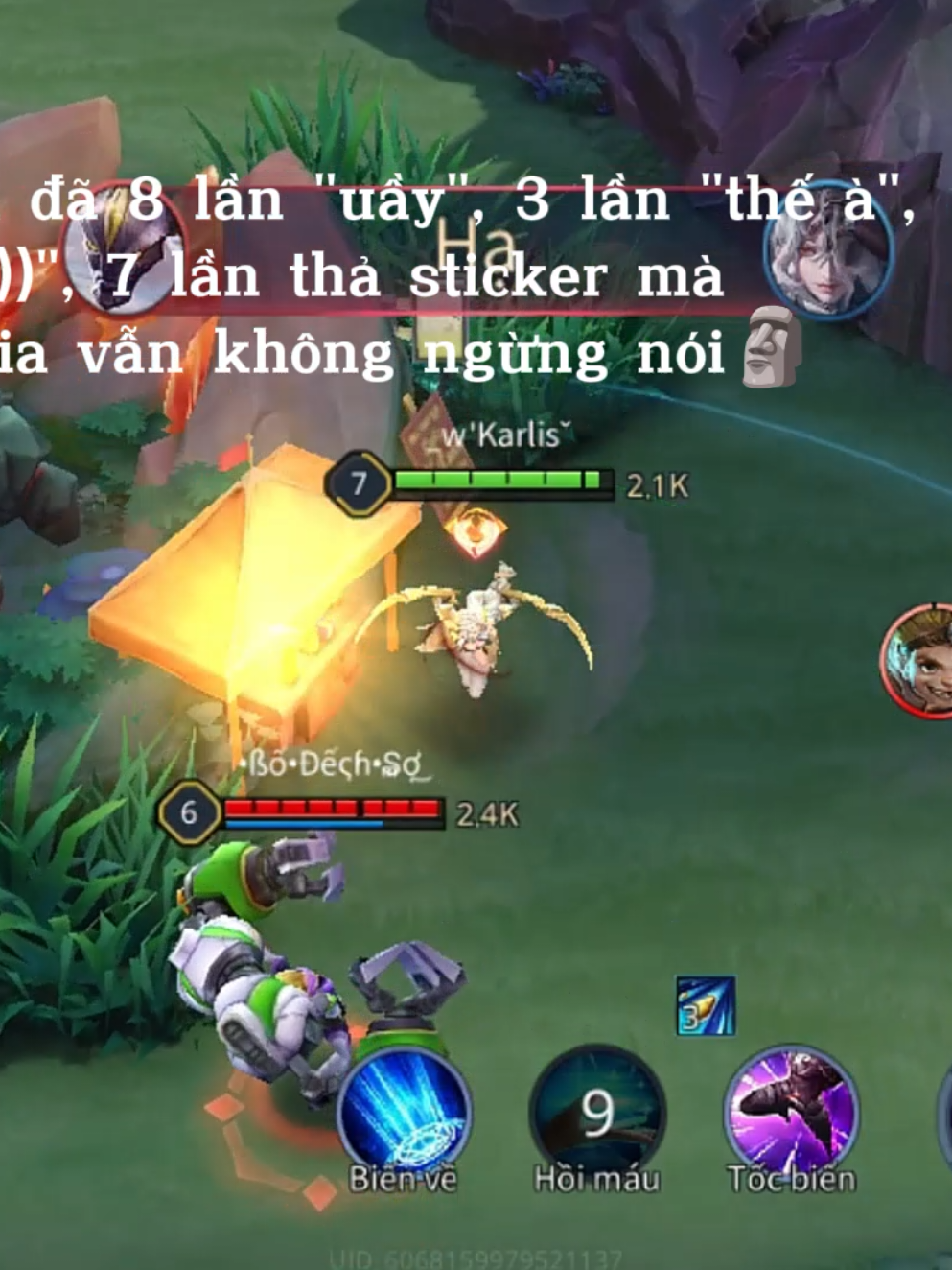 dung lai di ma...#lienquanmobile #ngduck 