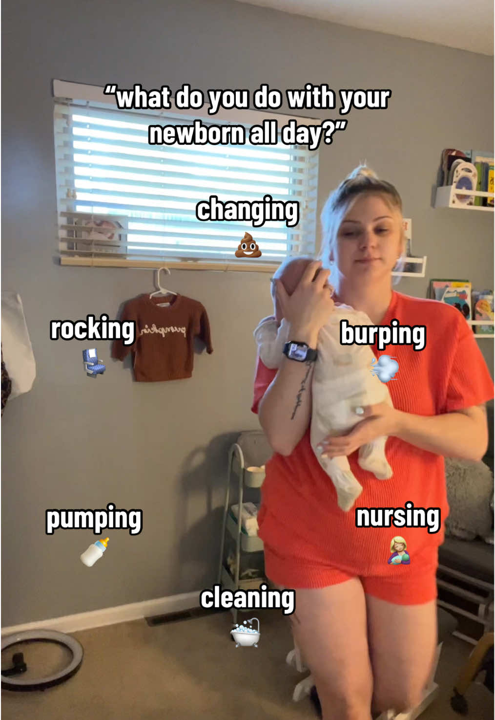 and I love it 🫶🏻#newbornmom #newbornlife #newbornbaby #newbornbabies #secondtimemom 
