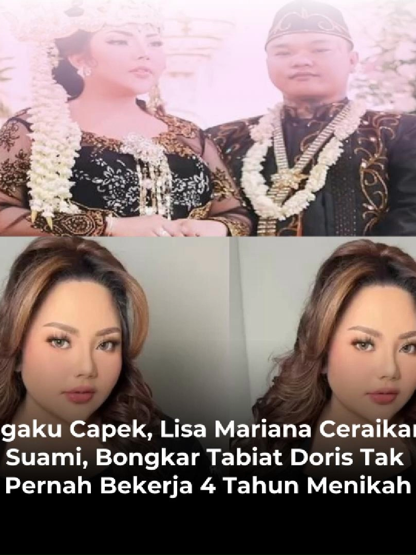 Ngaku Capek, Lisa Mariana Ceraikan Suami, Bongkar Tabiat Doris Tak Pernah Bekerja 4 Tahun Menikah. Selebgram Lisa Mariana mengungkapkan dirinya telah berpisah dengan sang suami, Doris Setiawan. Diakui Lisa, alasannya ingin bercerai dengan suaminya tidak ada kaitannya dengan hasil tes DNA anaknya dinyatakan tidak identik dengan Ridwan Kamil, yang baru-baru ini diumumkan Mabes Polri. #lisamariana #ridwankamil #artis #lambeturah #selebgram #Fyp