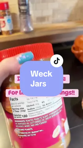 Certain customers are seeing a sale price on this set of two jars!!! If you see it on these we k jars grab them! They are huge jars!! #weckjars #canningjars #jars #icedcoffeeglass #tiktokshopcreatorpicks 
