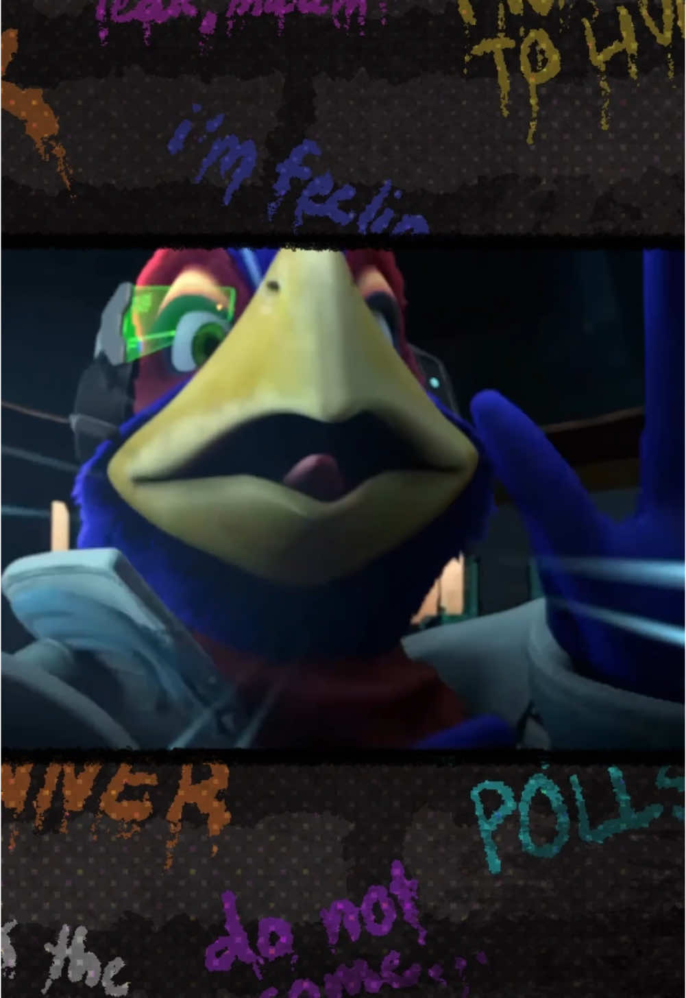 hiiiiiii falco 😁😁😁 | #furry #furrystreamer #twitchclips #vtuber #furries #nintendo #lgbtq #brainrot 