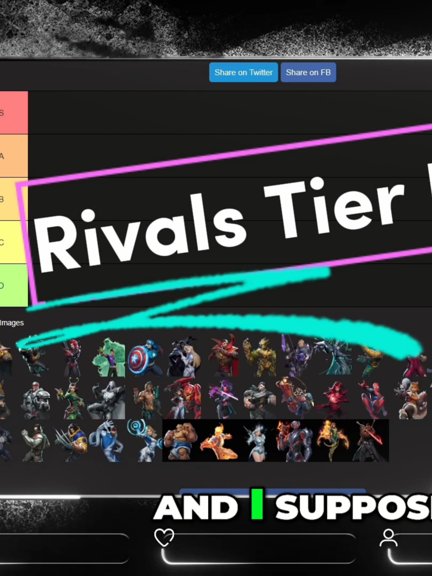 Season 3.5 Tier List #marvelrivals