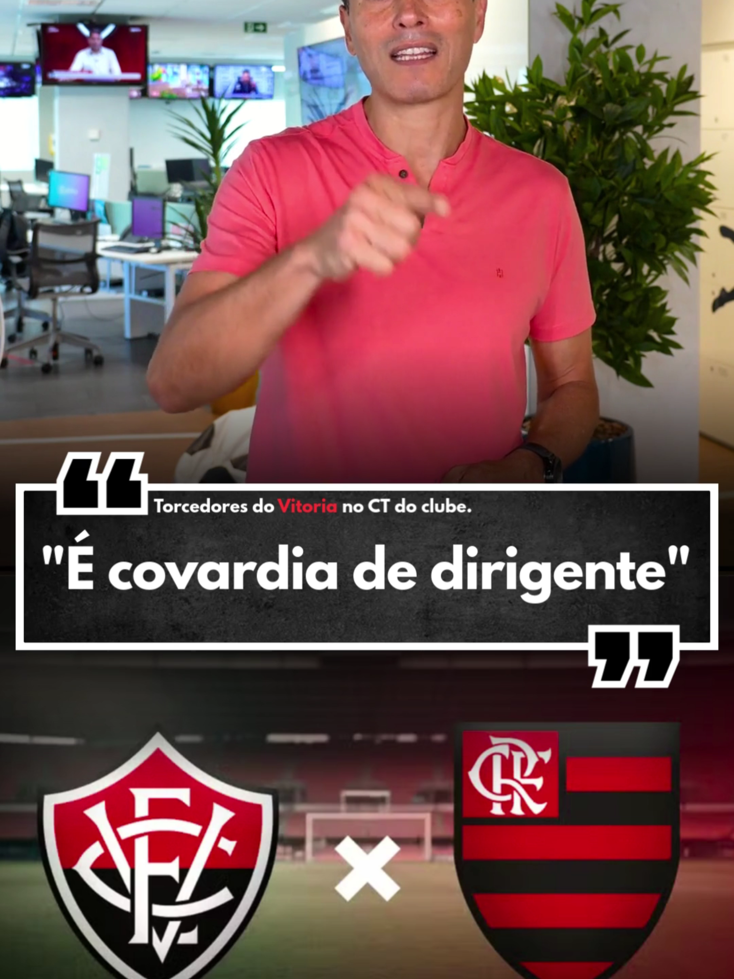 RIZEK FALA SOBRE TORCEDORES DO VITÓRIA ENTRAREM NO CT DO CLUBE E DAREM ESPORRO NO TIME APÓS GOLEADA DO FLAMENGO #vitoria #flamengo #futebol