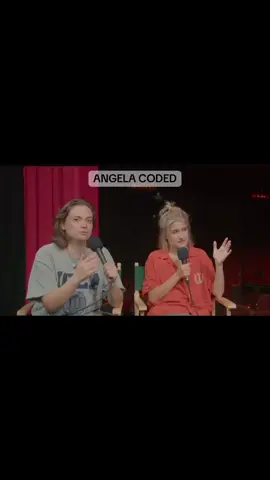 This whole scene is Angela Coded #angelagiarratana #aoaoaoa #improv #podcast #angelagiarratanaedit 