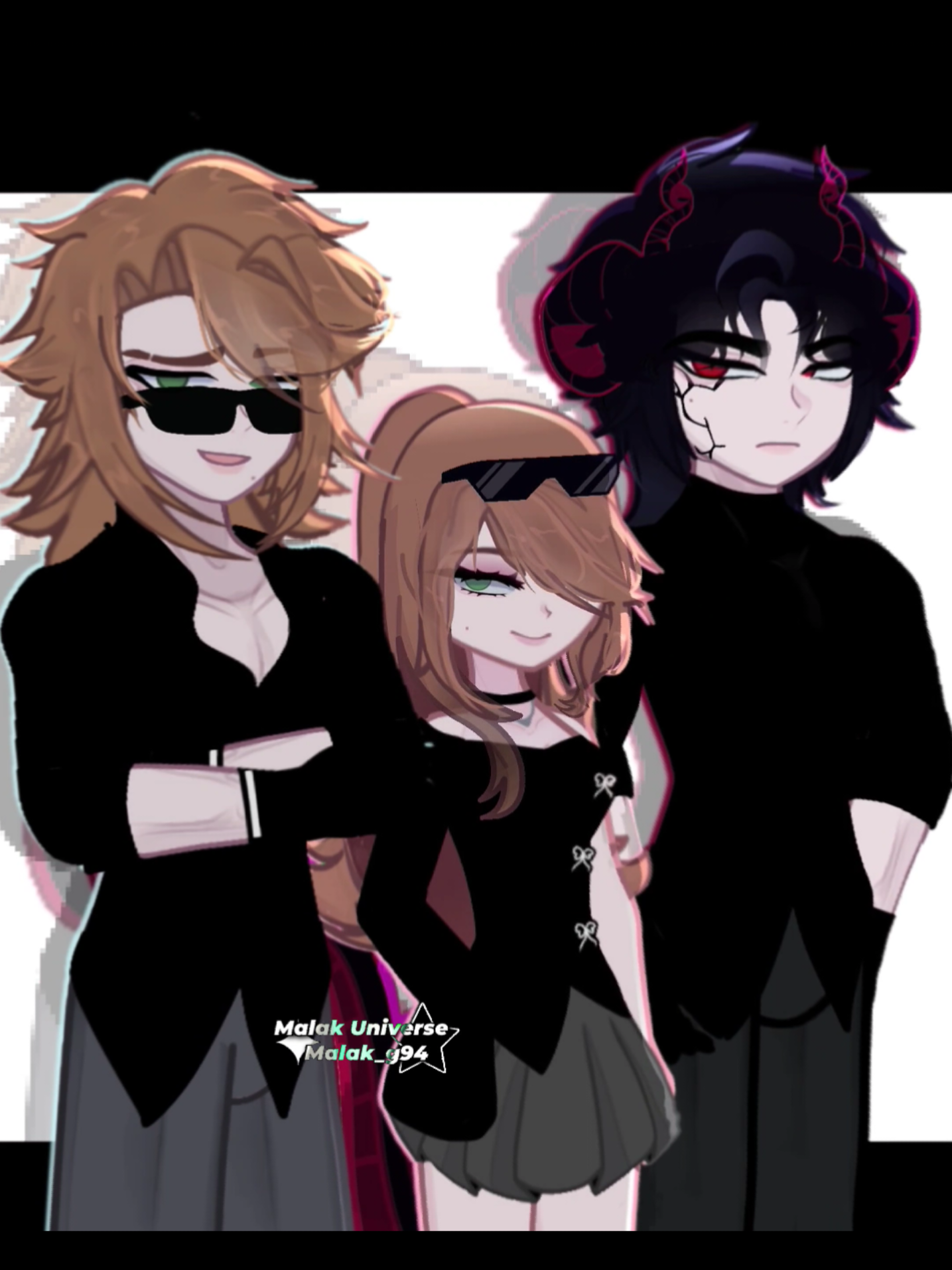 Late to this trend? The trio Mark, Malak and Derek#malak_universe #malak_g94 #tweening #gacha #vairal 