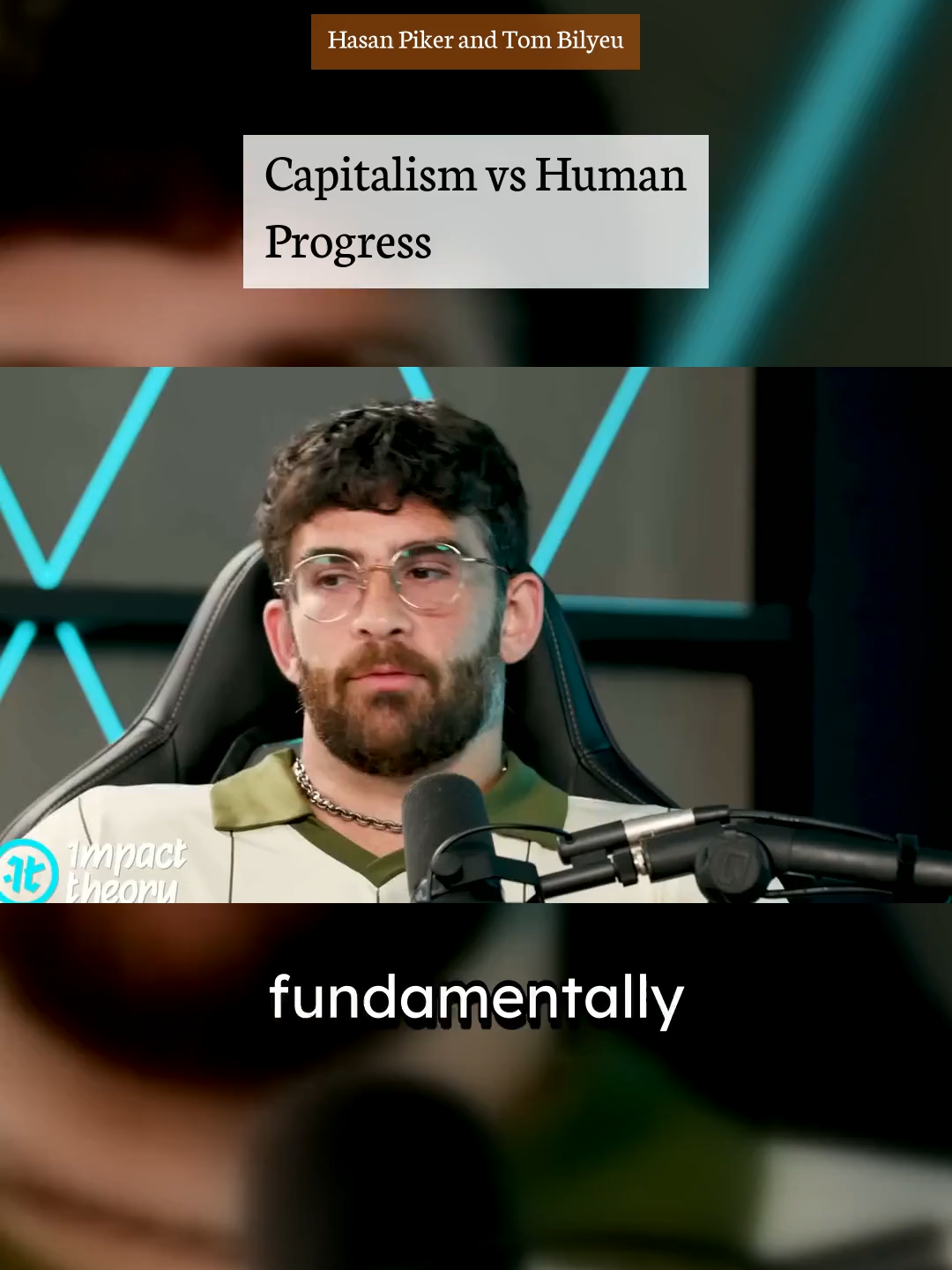 Greed Tampering Innovation - Hasan Piker and Tom Bilyeu #capitalism #humanity #innovation