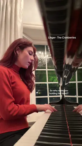 I can’t wait for fall 🍁(arguably the best time of the year) #linger #thecranberries #fallvibes #songcover #pianocover #singing #fyp #musictok #musictaste #latenight #indieartist 