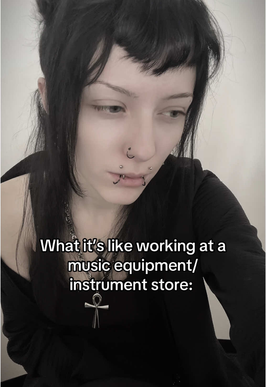 I love my job /gen #goth #gothic #deathrocker #cheslseacut 