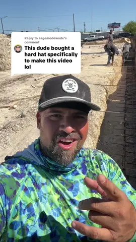 Replying to @sagemodewade  #skullcap #bluecollar #jobsitehack #quickdry #construction 