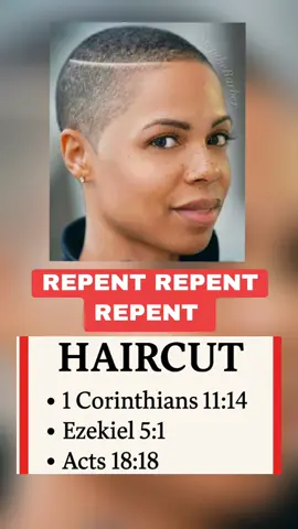 The bible tells men to cut their hair and women to keep theirs. #fyp #videoviral #hopeministries #haircutting #headcovering 