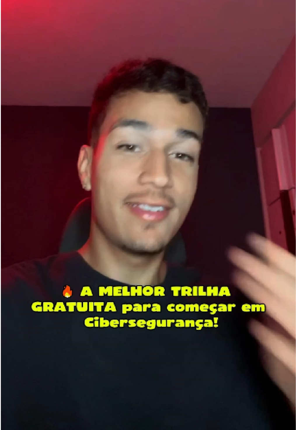 A MELHOR trilha gratuita pra começar em Cibersegurança e Redes.  🔥 Imperdível! Link na bio. #cibersegurança #cybersecurity #TI #redes #tecnologia 